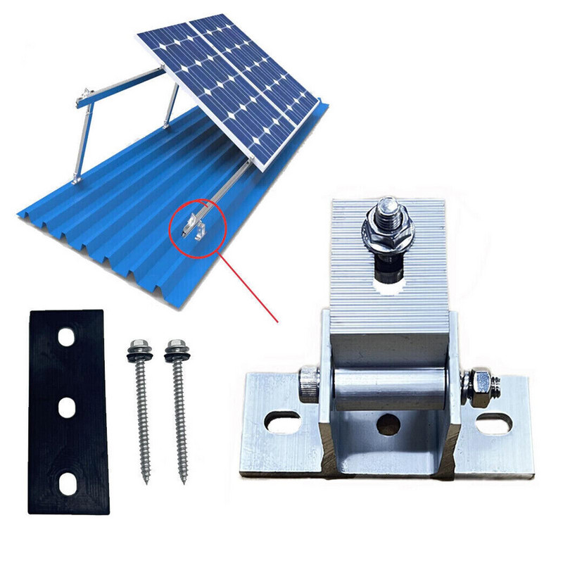Päikesepaneeli kinnitusklamber mooduli kronstein PV individuaalselt reguleeritav lamekatuse kinnitussõlme alumiiniumklamber