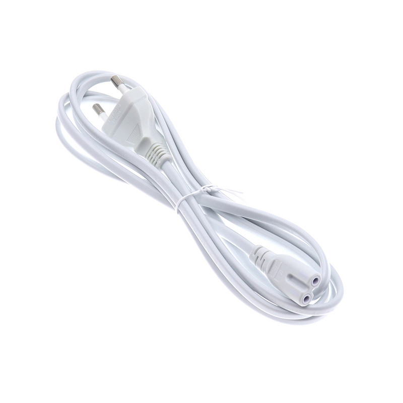 ES Europos į IEC 320 C7 kintamosios srovės maitinimo laidas, skirtas fotoaparato įkrovimui nešiojamojo kompiuterio adapteriui, EU Figure 8 2 šakelių ilgintuvas