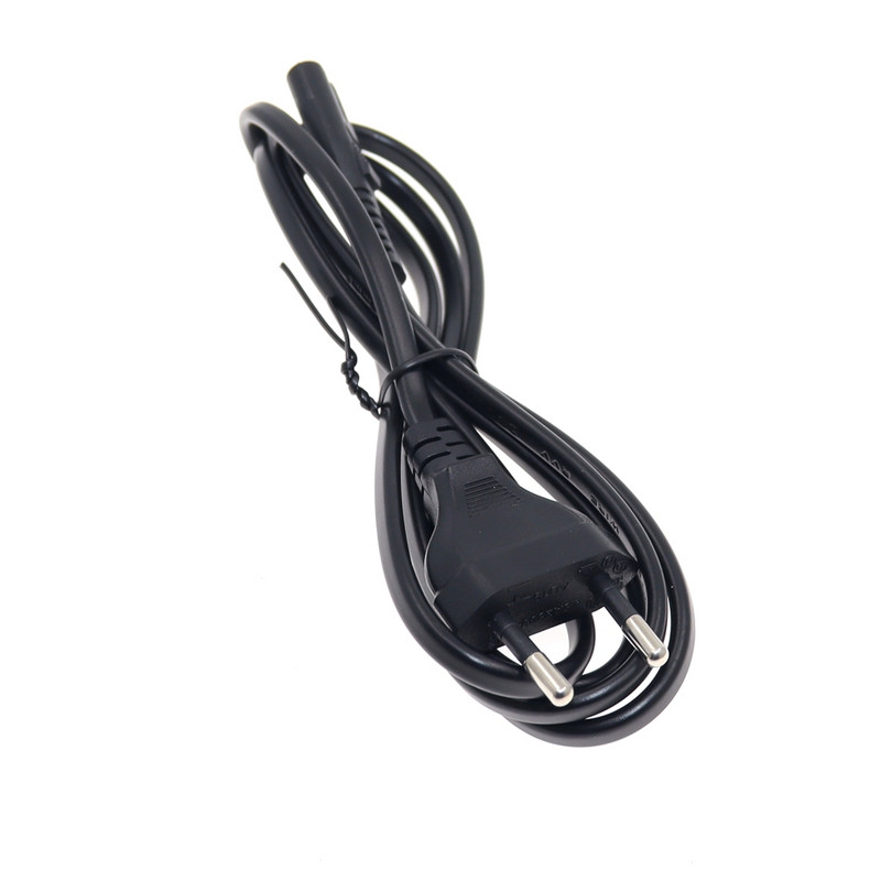 ES Europos į IEC 320 C7 kintamosios srovės maitinimo laidas, skirtas fotoaparato įkrovimui nešiojamojo kompiuterio adapteriui, EU Figure 8 2 šakelių ilgintuvas