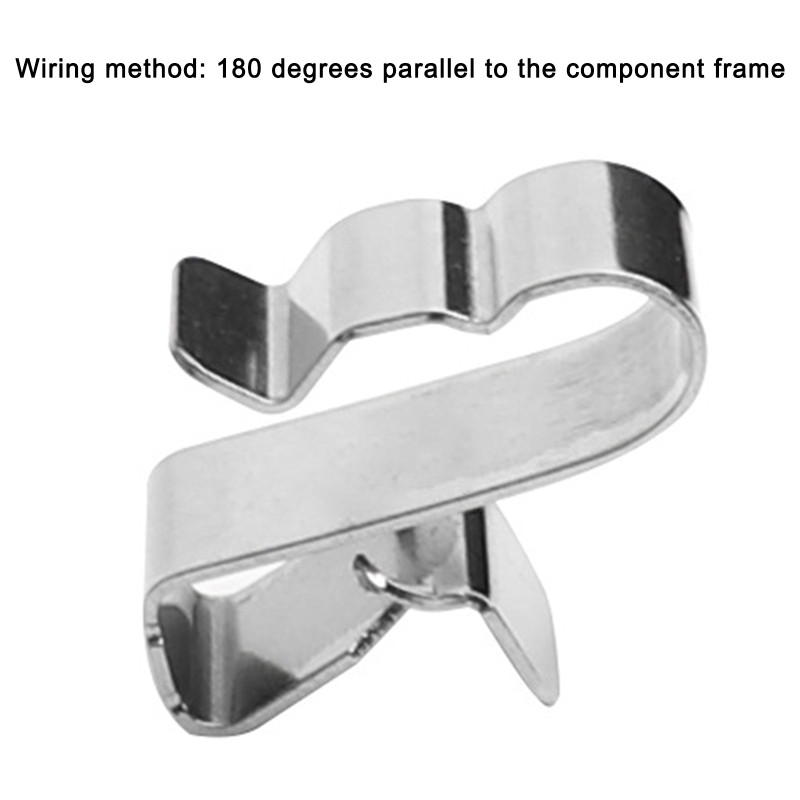 20 tk haagise raami traadiklambrid päikesepaneeli juhtmeklambrid 304 roostevabast terasest kaabliklambrid kahe juhtmega klambrid PV juhtmestiku jaoks