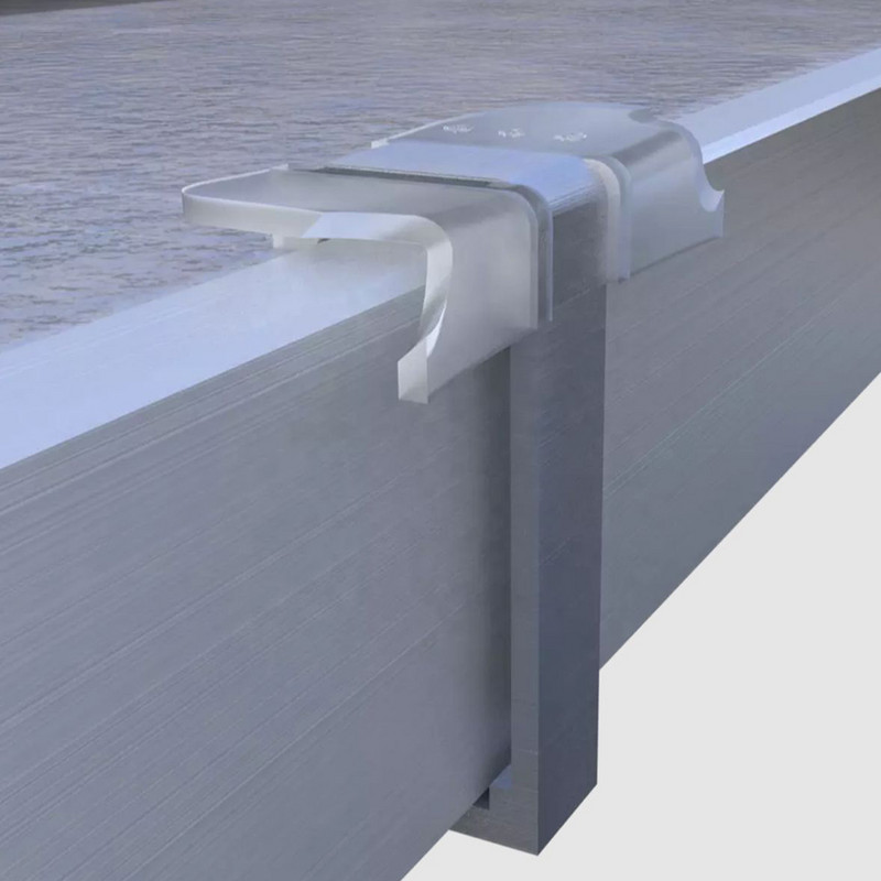 4 tk päikesepaneeli äravooluklambrid fotogalvaanilise paneeli vee äravooluklamber eemaldab automaatselt seisva vee tolmu 30/35/40/45 mm