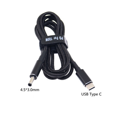 45W 65W 90W 100W USB тип C PD кабел за зареждане Кабел USB C щепсел Преобразувател към захранващ адаптер за лаптоп Конектор за универсални лаптопи