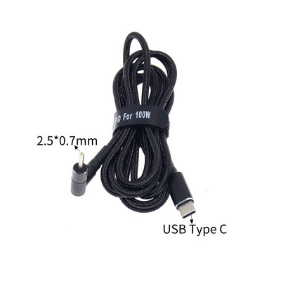 45W 65W 90W 100W USB тип C PD кабел за зареждане Кабел USB C щепсел Преобразувател към захранващ адаптер за лаптоп Конектор за универсални лаптопи