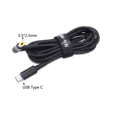 45W 65W 90W 100W USB тип C PD кабел за зареждане Кабел USB C щепсел Преобразувател към захранващ адаптер за лаптоп Конектор за универсални лаптопи