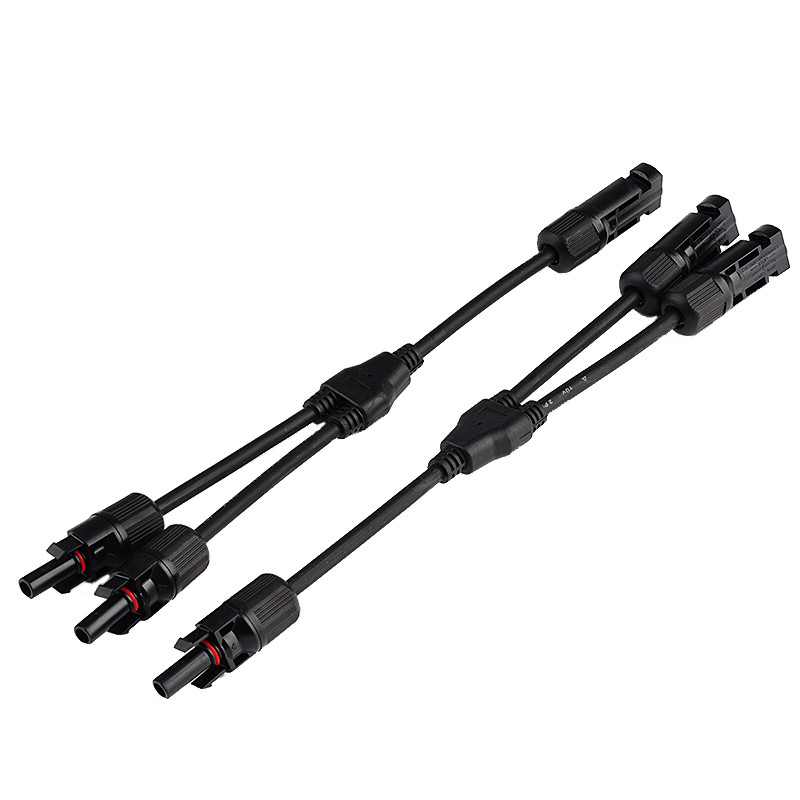 1000 V fotogalvaaniline Y haru 2 kuni 1 PV isane ja emane kombainikarbi inverteri paneeli pistik veekindel IP67 päikesepistik