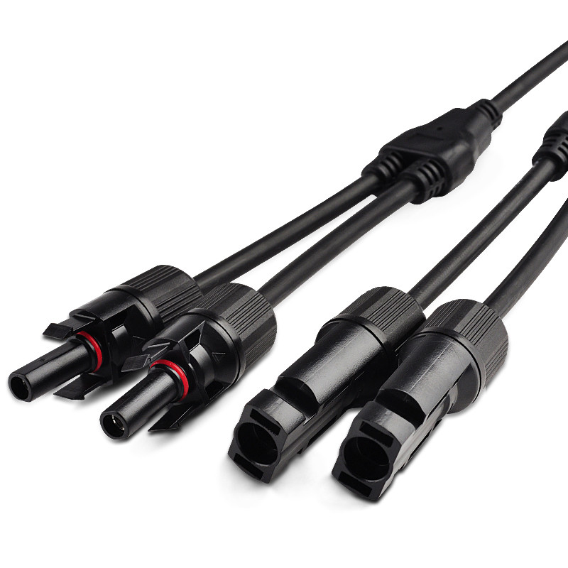 1000 V fotogalvaaniline Y haru 2 kuni 1 PV isane ja emane kombainikarbi inverteri paneeli pistik veekindel IP67 päikesepistik