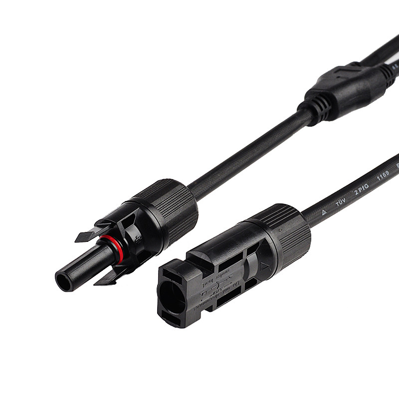 1000 V fotogalvaaniline Y haru 2 kuni 1 PV isane ja emane kombainikarbi inverteri paneeli pistik veekindel IP67 päikesepistik