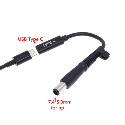 USB 3.1 tipo C PD maitinimo adapterio keitiklis DC kištuko jungties kabelio laidas 5,5x2,5 mm kištukas, skirtas Asus Toshiba nešiojamojo kompiuterio adapteriui