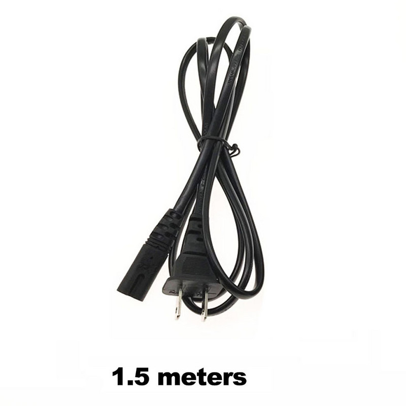 BSOD elektromos kábel EU tápkábel 2 tűs kábel 1,5 méteres 250 V 2,5 A US tápkábel UK tápkábel vezetékes tápkábel elektromos áramhoz