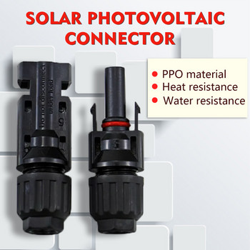 SUYEEGO 10 чифта слънчев конектор Водоустойчив слънчев щепсел Кабелни конектори мъжки женски за слънчеви панели и фотоволтаични системи
