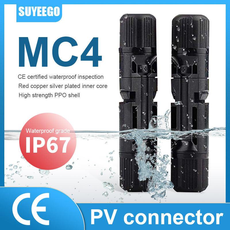 SUYEEGO 10 pāru saules savienotājs, ūdensnecaurlaidīgs saules spraudnis.