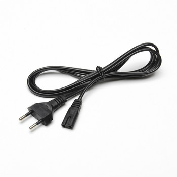 2 Pin Prong US EU to C7 C8 Удължителен кабел LED светлина Захранващ кабел American European Figure 8 Захранващ кабел за лаптоп за PS4 1.5M 0.6M