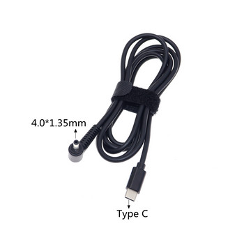 USB тип C PD кабел за зареждане Кабел Dc захранващ адаптер жак конвертор към 13 щепсела мъжки за Lenovo Asus Dell Hp зарядно устройство за лаптоп