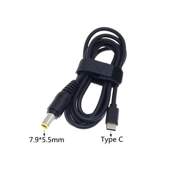 USB тип C PD кабел за зареждане Кабел Dc захранващ адаптер жак конвертор към 13 щепсела мъжки за Lenovo Asus Dell Hp зарядно устройство за лаптоп