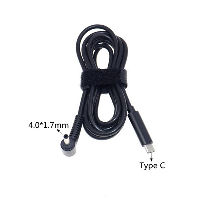 USB тип C PD кабел за зареждане Кабел Dc захранващ адаптер жак конвертор към 13 щепсела мъжки за Lenovo Asus Dell Hp зарядно устройство за лаптоп