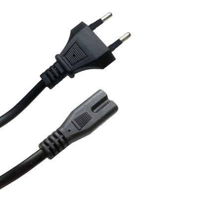 ЕС захранващ кабел 2pin IEC320 C7 US захранващ удължителен кабел за Dell лаптоп зарядно Canon Epson принтер радио високоговорител PS4 XBOX LG Sony