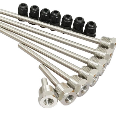 2 τμχ Thermowell G 1/2\" Σπείρωμα για νήμα G 1/2" Αισθητήρας θερμοκρασίας Εμβάπτιση Μανίκι Τσέπης Εξαρτήματα εργαλείων σωλήνα