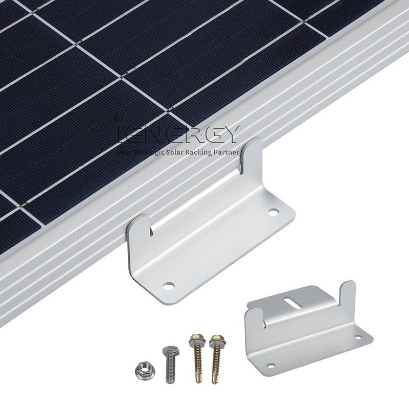 4 tk päikesepaneelide kinnitusklambrid lamekatuse kinnituskomplekt auto alumiiniumist kronstein päikesesüsteemi paigaldustarvikud koos mutritega poldid