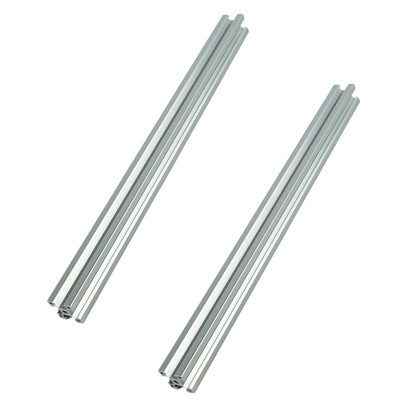 2db alumínium profil extrudáló vezetősín 20x20 2020V 7,6 mm V forma 30 cm európai szabvány eloxált lineáris sín alumínium keret
