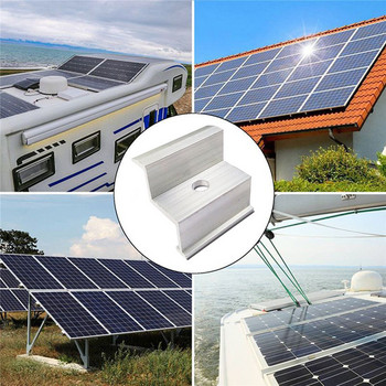 Pv Solar Aluminium End Clamp for 35/40mm Solar Panel Module Ύψος Συναρμολόγηση Φωτοβολταϊκή υποστήριξη για σύστημα ηλιακών πάνελ