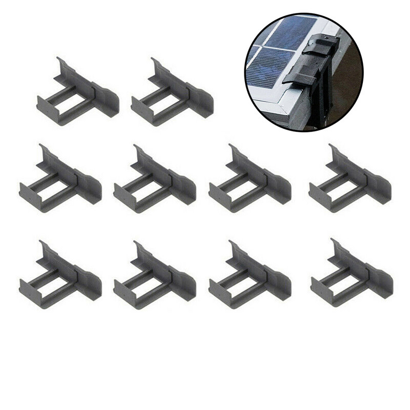 10 ks 30/35/40/45 mm spona na odtok vody zo solárnych panelov pre strešné FV fotovoltaické panely, spona na odtok vody zo solárnych panelov, spona na odstraňovanie bahna