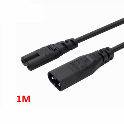 1 DB IEC 320 2-tűs C7 aljzat C8 dugóhoz 8. ábra Tápadapter hosszabbító kábel