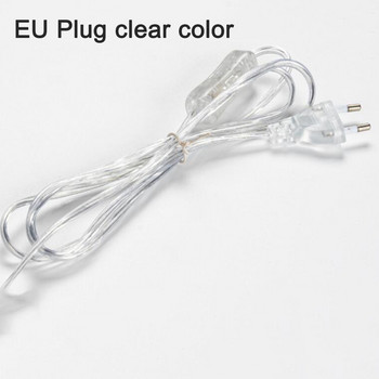 Европейски щепсел Захранващ кабел 2 м 3 м Пигтейл Пренакален кабел за ВКЛ./ИЗКЛ. Захранващ кабел ЕС за удължителен контакт Лампа Проект Радио