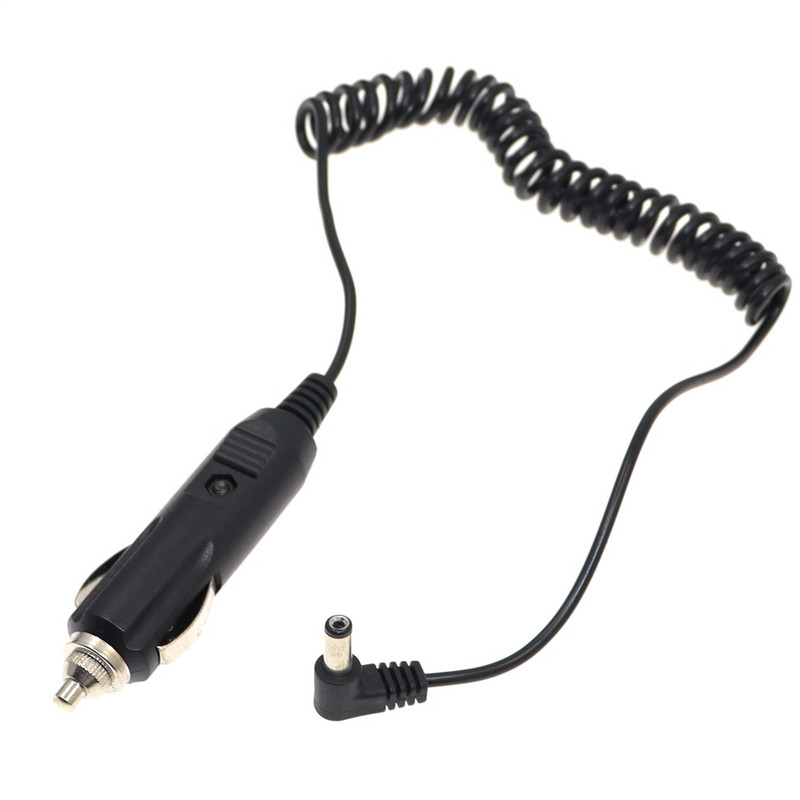 12V 1A DC 5,5x2,1mm jaudas automašīnas transportlīdzekļa lādētāja adaptera vads taisnā leņķī līdzstrāvas ligzda izvelkamais kabelis ar drošinātāju 2m/6,6ft