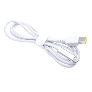 Καλώδιο φόρτισης USB Type C PD για φορτιστή φορητού υπολογιστή Lenovo ThinkPad 65W 20V Type C To Thinkpad DC καλώδιο προσαρμογέα τροφοδοσίας 1,5m