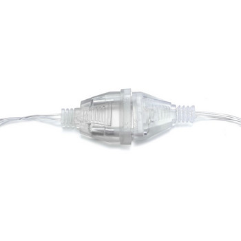 220V прозрачен захранващ удължителен кабел EU String Wire AC Стандартен превключвател кабел за LED струнна светлина Коледна лампа Декорация