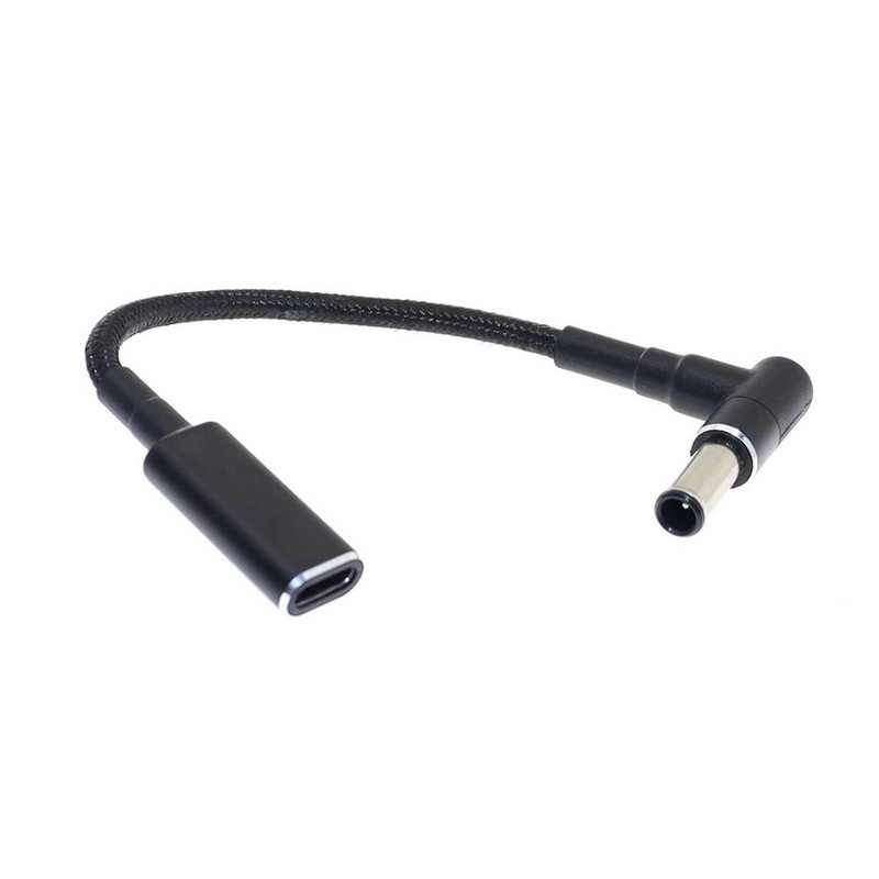 C tipa USB līdz 6,5 x 4,4 6,5 x 4,4 mm vīriešu spraudņa pārveidotājs 100 W klēpjdatora uzlādes kabelis Sony LG piezīmjdatora barošanas avota adapterim