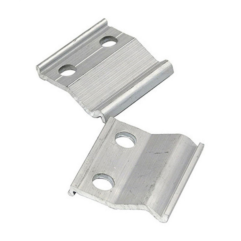 Standarta saules paneļa zemējuma klips Fotoelementu atbalsts Saules sistēmas daļas Automašīnu nojumes