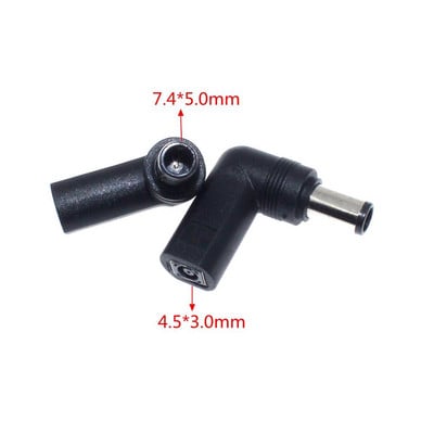 Konektor napájacieho adaptéra DC, samica 4,5*3,0 mm na samec 7,4*5,0 mm s pinom pre notebook HP Pavilion