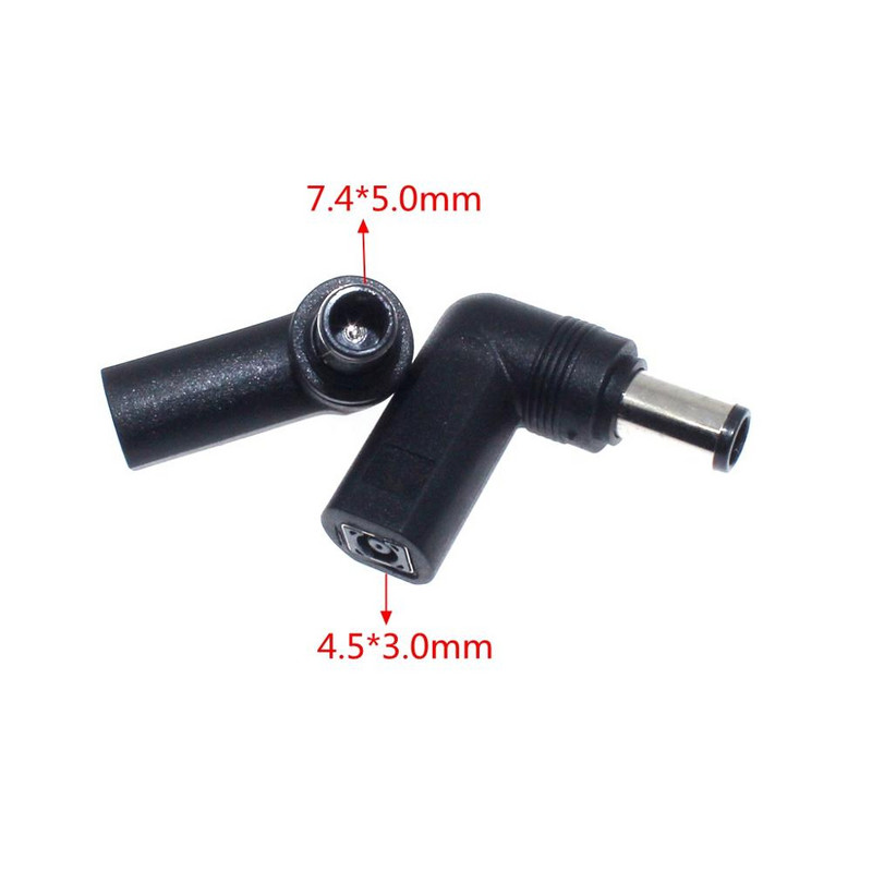 Konektor napájacieho adaptéra DC, samica 4,5*3,0 mm na samec 7,4*5,0 mm s pinom pre notebook HP Pavilion