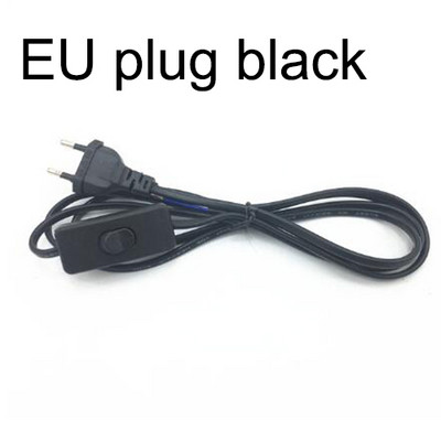 Hosszabbítókábel Usa 1,8 m-es AC tápkábel be/ki gomb kapcsoló tápkábel Kéttűs EU dugós kábel hosszabbító kábelek amerikai típusú adapter