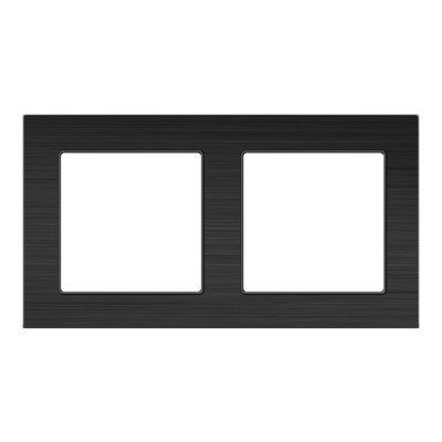 Apaļās kastes sienas slēdzis melns alumīnija Eu Fr Elektriskās rozetes ar ūdensnecaurlaidīgu vāku USB RJ45 DIY slēdža funkciju taustiņi un rāmis