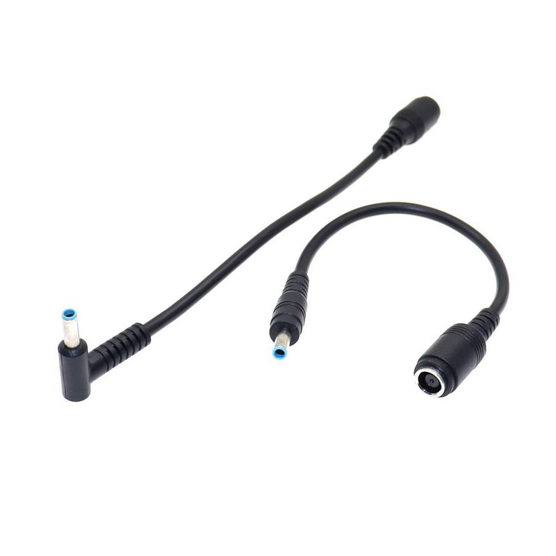 Adaptér/konvertor DC napájania/nabíjačky, samica 7,4*5,0 mm na samec 4,5*3,0 mm s kolíkovým konektorom pre notebooky HP, Ultrabook a Dell.