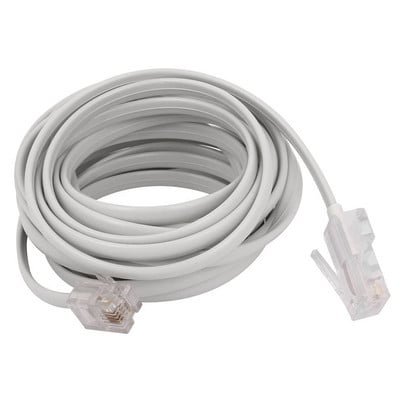 RJ11 6P4C kuni RJ45 8P4C moodultelefoni Interneti-pikenduskaabel, 3 meetrit