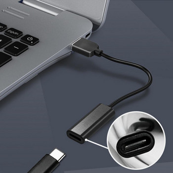 USB тип C PD захранващ адаптер, преобразувател, DC щепсел, конектор, кабел, кабел, 7,4x5,0 mm с щифтов жак за зарядно устройство за лаптоп Hp