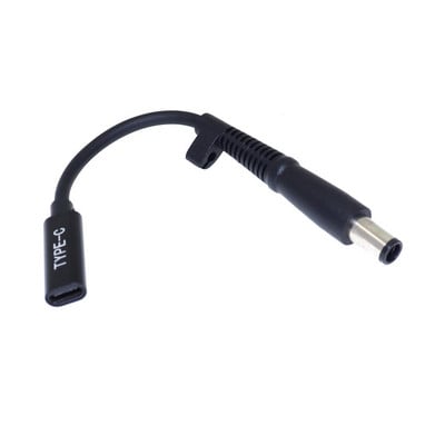 Napájací adaptér/konvertor USB typu C PD, kábel s konektorom DC 7,4 x 5,0 mm s kolíkovým konektorom pre nabíjačku notebookov HP