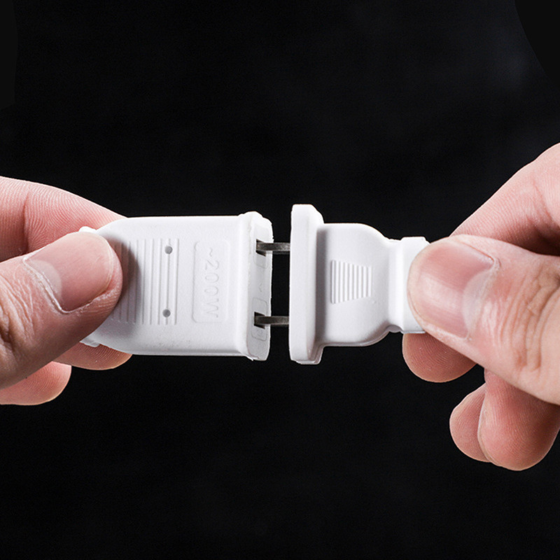 Cablu de alimentare CA de 4,5 m Linie albă neagră cu buton de pornire/oprire Cabluri Cablu cablu cu doi pini Cablu de prelungire Adaptor tip UE