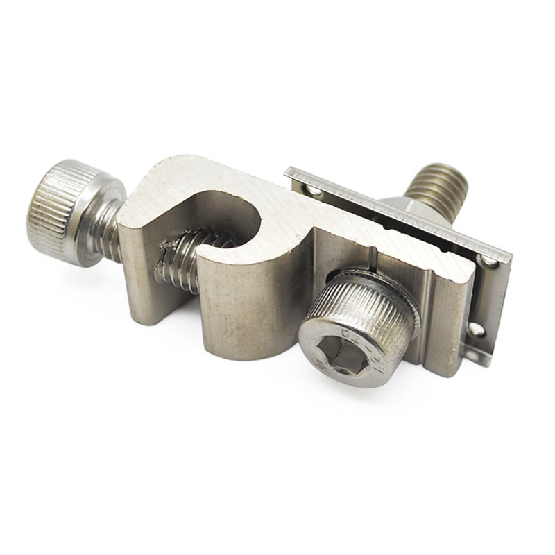 Saules paneļa skavas nerūsējošā tērauda korozijai izturīgs saules enerģijas iezemējuma klipa aizsardzība zemējums saules enerģijas stiprinājuma avoti