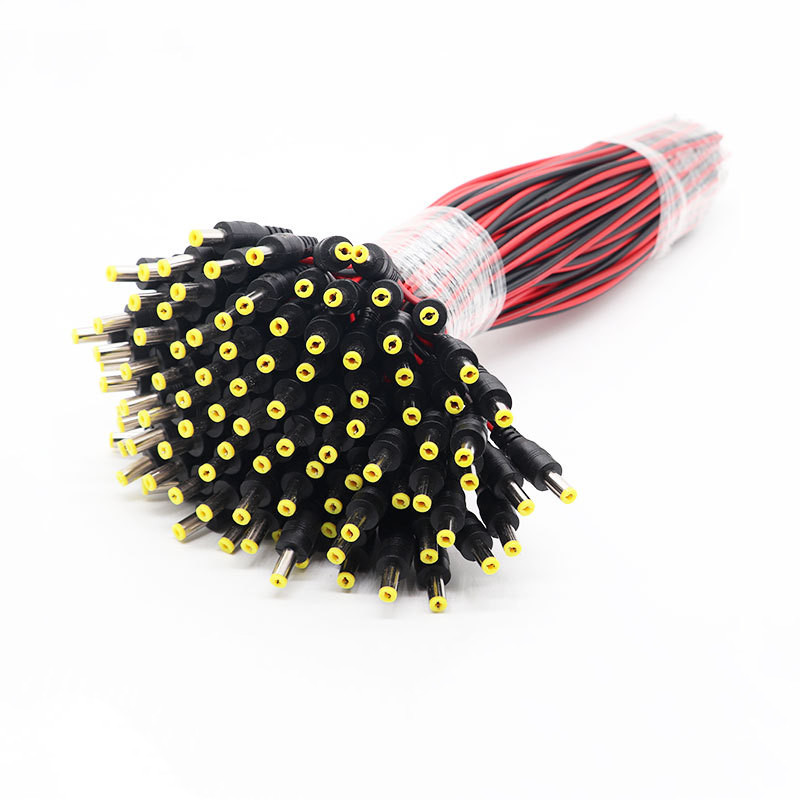 10 tk 5,5 * 2,1 mm isane pistik 12 V alalisvoolu pigtailkaabli pistik CCTV kaamera pistiku saba pikendus 12 V alalisvoolu juhe