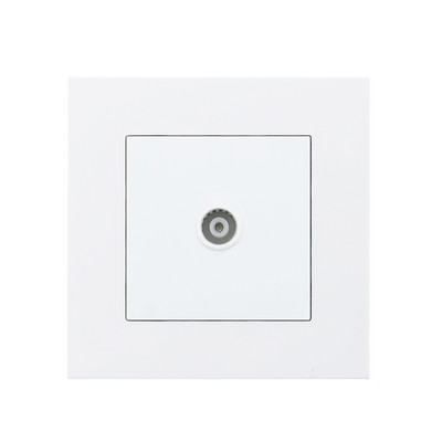 Avoir PC plastový panel internetová TV zásuvka RJ45 s TV zásuvkou duálny RJ45 port dátová zásuvka 86mm * 86mm