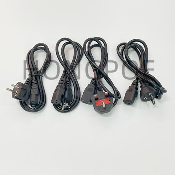 3PIN EU захранващ кабел US UK AU Plug IEC C13 захранващ адаптер кабел за монитор за настолен компютър Dell HP принтер Epson LG TV проектор