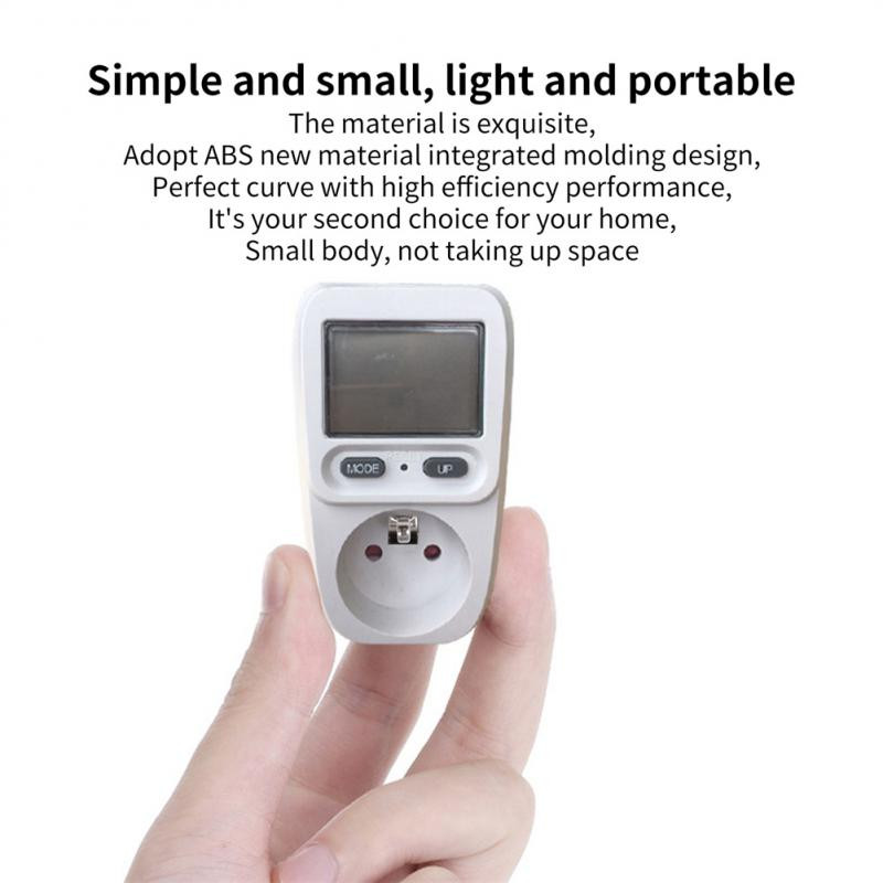 Nutikas pistik elektrienergia tarbimise arvesti elektriarve arvesti 3680 W nutikas kodu toitemonitor, väljundpinge võimsuse mõõtmine