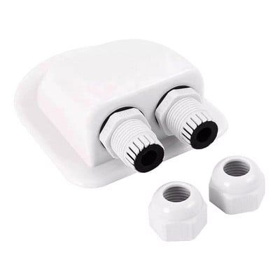 Surse de energie solară 1/2 orificiu acoperiș intrare cablu gland cutie de racord din plastic