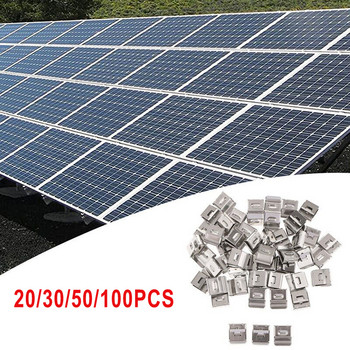 Solar Power Φωτοβολταϊκό καλώδιο Σφιγκτήρας Edge Clip Solar PV Cable Value Δέσιμο καλωδίου από ανοξείδωτο χάλυβα Βελτίωση σπιτιού