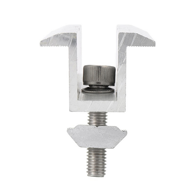 4 gab. Neregulējams saules paneļa kronšteins, vidēja sprieguma saules paneļa PV stiprinājumi fotoelementu montāžas kronšteins Saules sistēmas aksesuārs