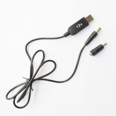20AWG zosilňovací kábel DC 5V na DC 9V / 12V Step UP kábel USB prevodník adaptér kábel 3,5*1,35 mm 4,0*1,7 mm 5,5*2,1 mm zástrčka konektor